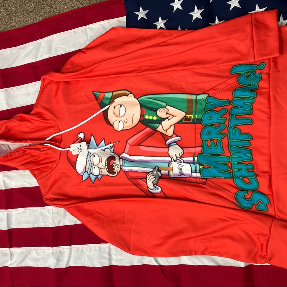 Rick and Morty Merry Schwiftmas Hoodie
